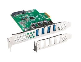 Card PCI.EX-> USB 3.1 Gen1 PCE-US3-004