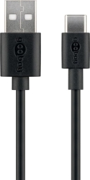 Goobay USB-C charging and sync cable (USB-A > USB-C) 59124 USB-C male USB 2.0 male (type A)