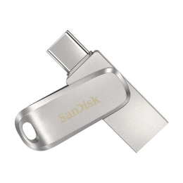 SanDisk Ultra Dual Drive Luxe USB flash drive 128 3.2 Gen 1 (3.1 Gen 1) Stainless steel