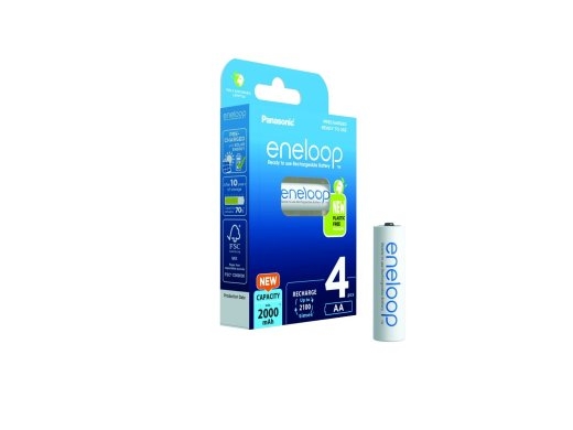 Eneloop aku.AA 2000 mAh 4 pcs. BK-3MCDE/4BE