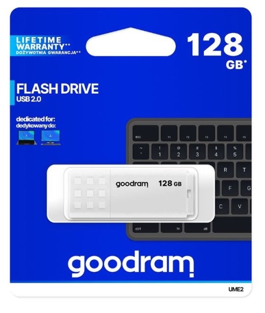 Pendrive UME2 128GB USB 2.0 white