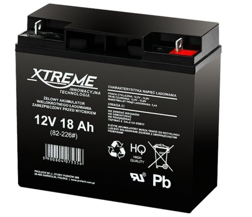 Gel battery 12V 18Ah XTREME