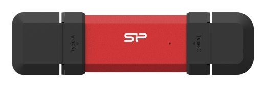 Silicon Power DS72 USB flash drive 500 USB Type-A / USB Type-C 3.2 Gen 2 (3.1 Gen 2) Red