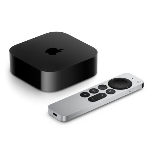 Apple TV 4K Black, Silver 4K Ultra HD 128 Wi-Fi Ethernet LAN