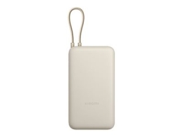 Xiaomi 33W Power Bank (Integrated Cable) 20000 mAh USB-C/USB-C cable/USB-A Tan
