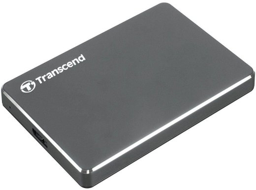 External HDD TRANSCEND StoreJet 1TB USB 3.1 Colour Iron Grey TS1TSJ25C3N