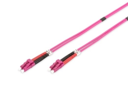 Digitus Fiber Optic Multimode DK-2533-03-4 Patch cord Length 3 m Erika violet