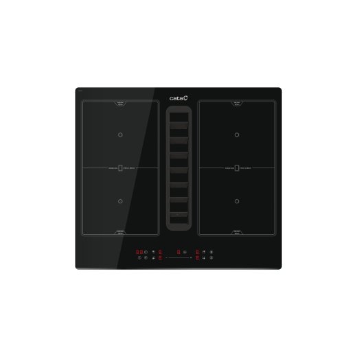 CATA Venting Hob IAS 6024 Induction Number of burners/cooking zones 4 Slider Black CATA Hob with Hood 59 cm