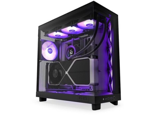 PC Case H6 Flow RGB with window black