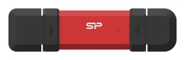 Silicon Power DS72 USB flash drive 500 USB Type-A / USB Type-C 3.2 Gen 2 (3.1 Gen 2) Red