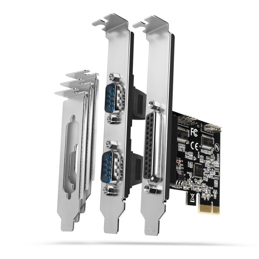 AXAGON PCI-Express card with one parallel and two serial ports 250 kbps PCEA-PSN