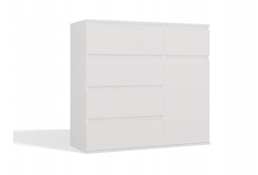 MALWA 1D5S WHITE CHEST OF DRAWERS