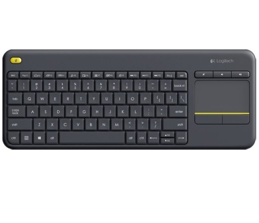 K400+ Wireless Touch Keyboard black