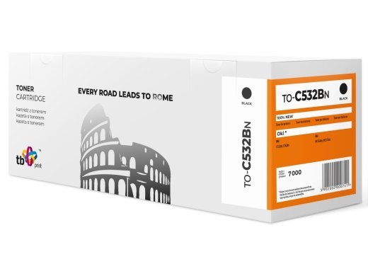 Toner for OKI C532 TO-C532BN Black 100% new