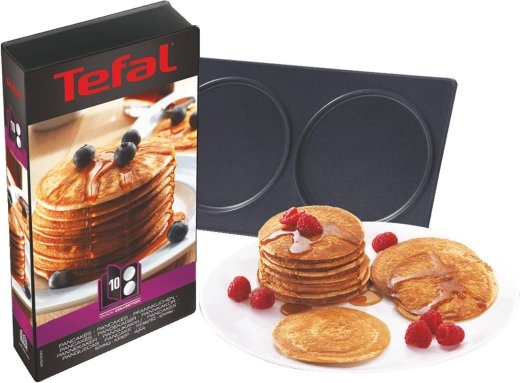 TEFAL XA801012 Pancakes plates for SW852 Sandwich maker TEFAL XA801012 Black