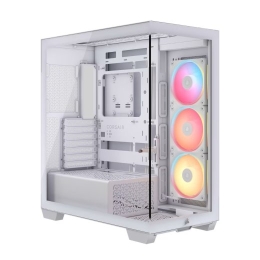 Corsair Case 3500X LXR LINK TG Mid-Tower White