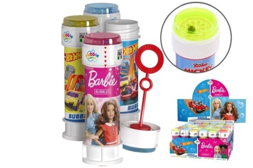 Soap bubbles 60 ml display 36 pcs Mattel Barbie-Hot Wheels