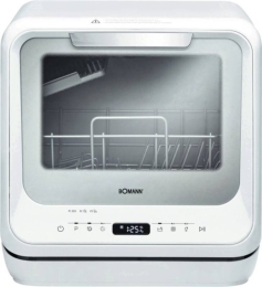 Bomann TSG 5704 Countertop dishwasher 2 place settings D white
