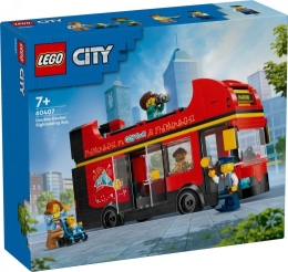 LEGO City 60407 Red Double-Decker Sightseeing Bus
