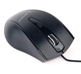 Gembird Mouse MUS-4B-02 Standard USB Wired Black