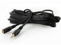 3.5 mm stereo audio extension cable, 5 m