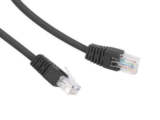 Patch cord Kat.6 UTP 0.25m black