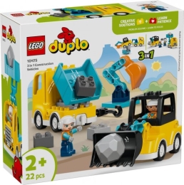 Blocks DUPLO 10475 3 in 1 Construction Vehicles