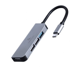 Hub 4-ports USB-C, 3xUSB 2.0, USB 3.1
