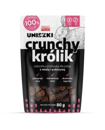 UNISZKI Crunchy Rabbit with Mint and Nettle - Dog Treat - 80g