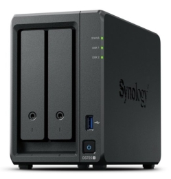 Synology Server DS725+ 2x0HDD 4GB DDR4 AMD R1600 1x1GbE 1x2,5Gbe 3Y