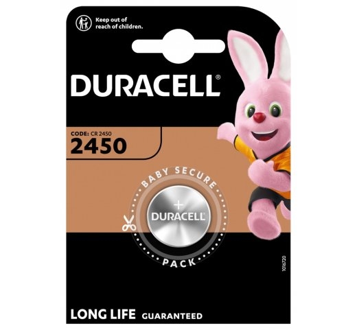 Duracell Battery DL2450 BL1 CR2450 Lithium 1 pc(s)