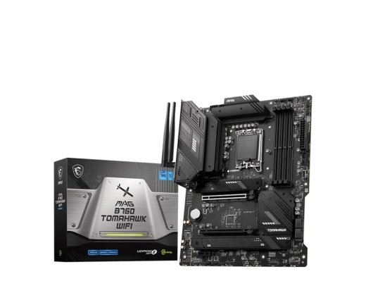 MSI MAG B760 TOMAHAWK WIFI Processor family Intel Processor socket LGA1700 DDR5 Supported hard disk drive interfaces SATA, M.2 Number of SATA conne...