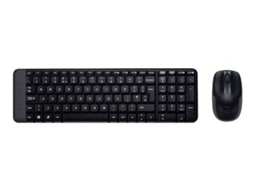Logitech Keyboard and Mouse Set MK220 - US Layout - Black