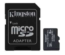 Memory card microSD 8GB CL10 UHS-I Industrial without adapter