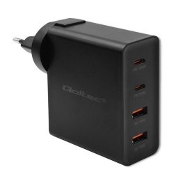 GaN POWER PRO charger 2xUSB C, 2xUSB, 130W