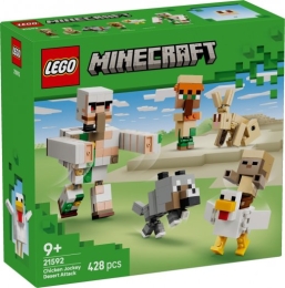 LEGO Minecraft 21592 Chicken Jockey Desert Attack