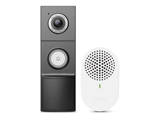 TP-LINK Video Doorbell Camera Tapo D235 5 MP 1.18mm/F1.8 IP66 H.264 Micro SD, Max. 512