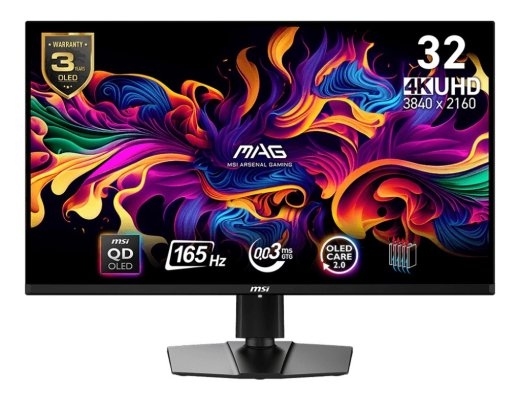 Msi Monitor MAG 321UP QD-OLED 31.5 inch UHD/LED/Flat/165Hz/black