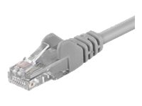 Goobay CAT 6 patch cable, U/UTP Grey RJ45 male (8P8C) RJ45 male (8P8C)