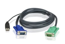 1.2M USB KVM Cable 3in1 SPHD 2L-5201U