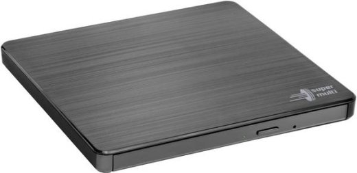 H.L Data Storage Ultra Slim Portable DVD-Writer GP60NB60 Interface USB 2.0 DVD±R/RW CD read speed 24 x CD write speed 24 x Black Desktop/Notebook