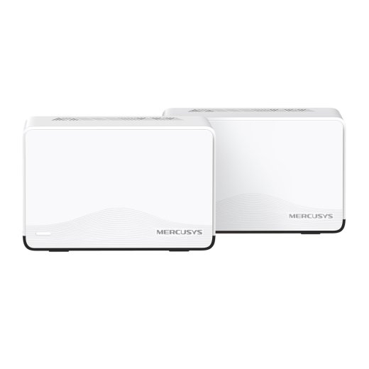 Mercusys BE3600 Whole Home Mesh Wi-Fi 7 System Halo H27BE (2-pack) 802.11ax Ethernet LAN (RJ-45) ports 1 Mesh Support Yes MU-MiMO No No mobile broa...