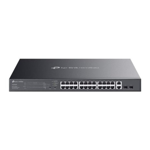 Switch TP-LINK Omada ES228GMP Rack mounting Yes 26xRJ-45 ports RJ-45 Ports Type Gigabit Ethernet (10/100/1000) 26xGigabit Ethernet (copper) ports q...