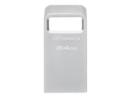 Kingston USB-Stick DataTraveler Micro - USB 3.2 Gen 1 (3.1 Gen 1) - 64 - silver