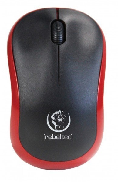 Wireless optical mouse Rebeltec METEOR red