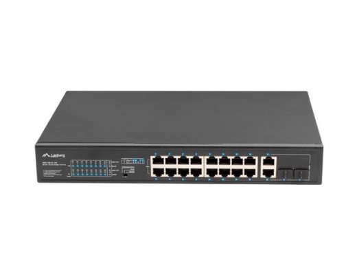 Switch 16X 100MB POE+/2X combo unmanagedrack 19-inch gigabit ethernet 150W