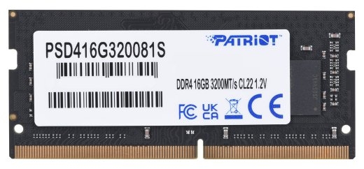 Patriot Memory Signature PSD416G320081S memory module 16 1 x 16 DDR4 3200 MHz