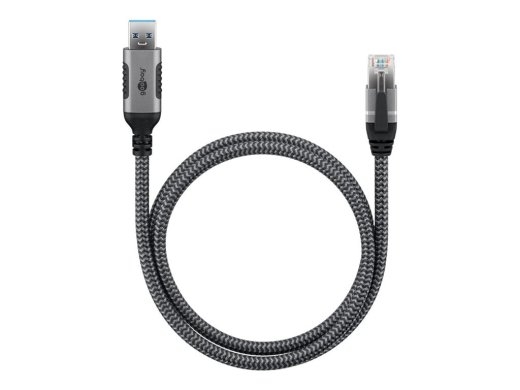 Goobay USB-A 3.0 to RJ45 Ethernet Cable, 1 m 70299