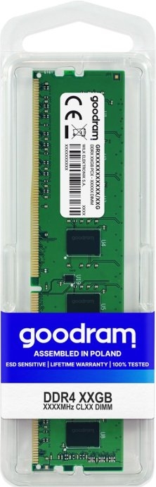 Goodram GR3200D464L22/16G memory module 16 1 x 16 DDR4 3200 MHz