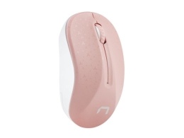 Natec Mouse, Toucan, Wireless, 1600 DPI, Optical, Pink-White Natec Mouse Optical Wireless Pink/White